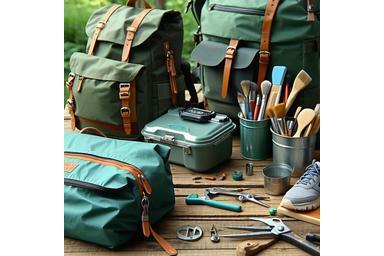 After repair image showing restored camping gear in pristine condition