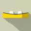 Icon of a yellow tandem kayak